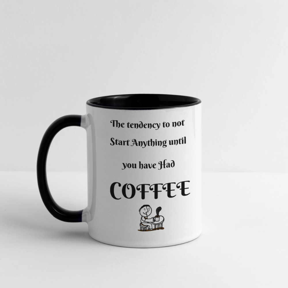 Contrast Coffee Mug - white/black