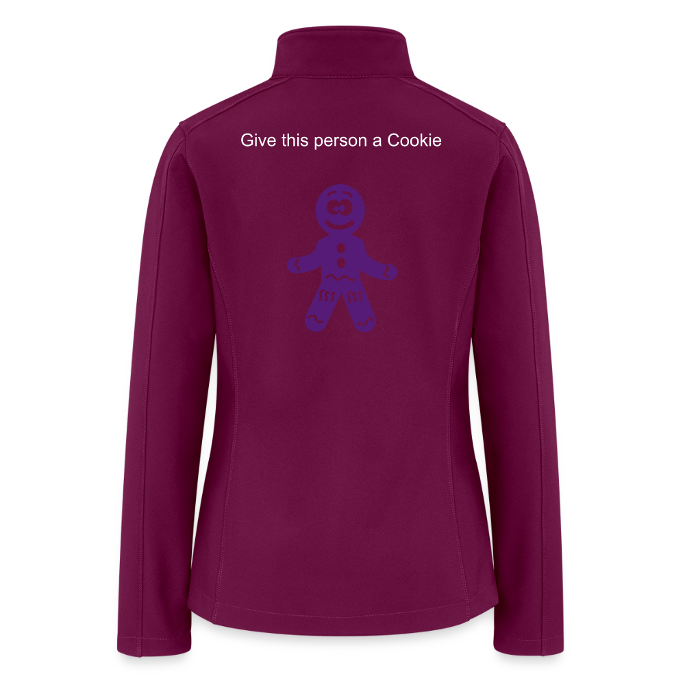Women’s Soft Shell Jacket - raspberry