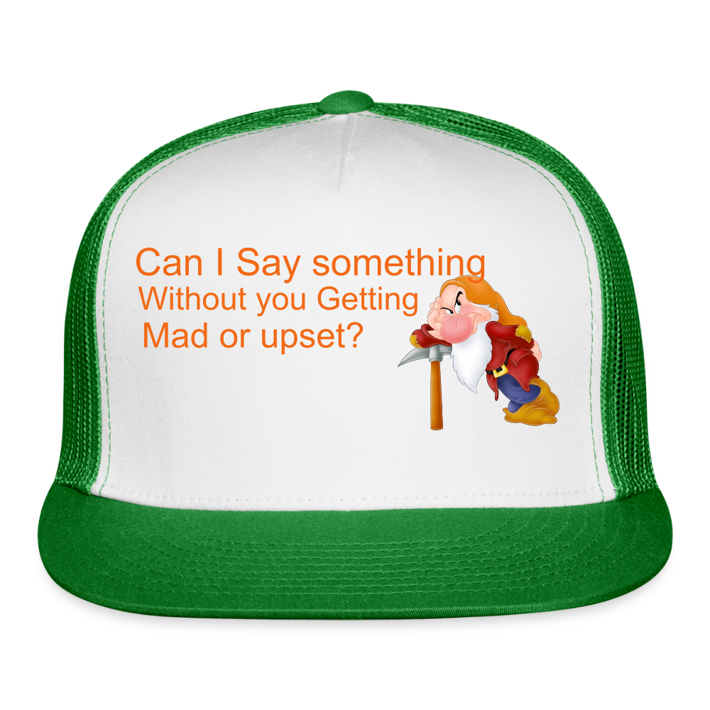 Trucker Hat - white/kelly green