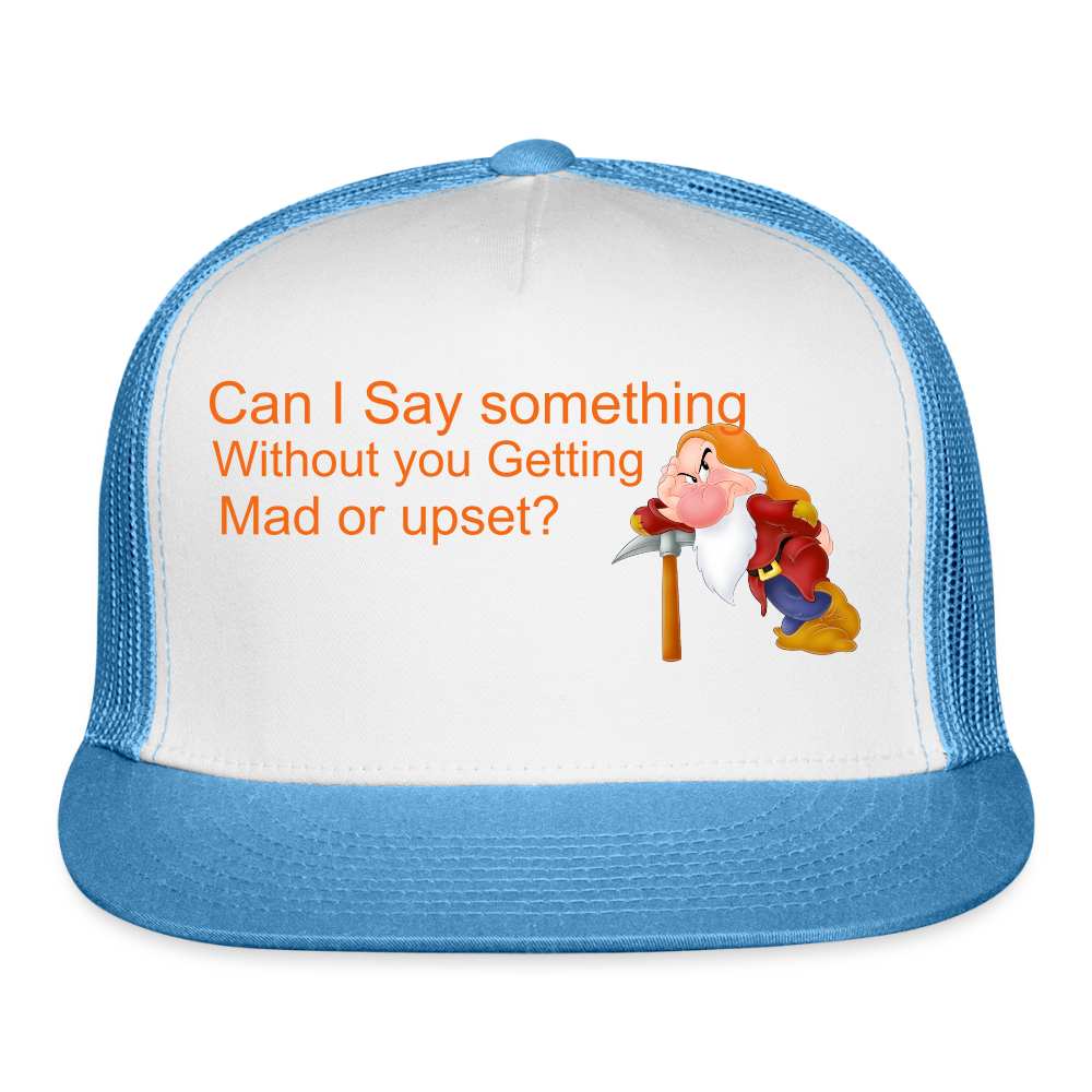 Trucker Hat - white/blue