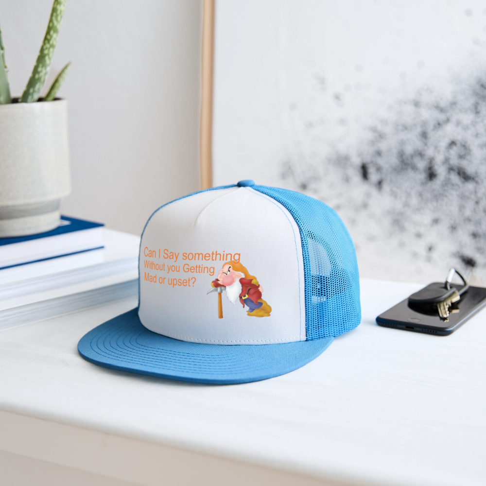 Trucker Hat - white/blue