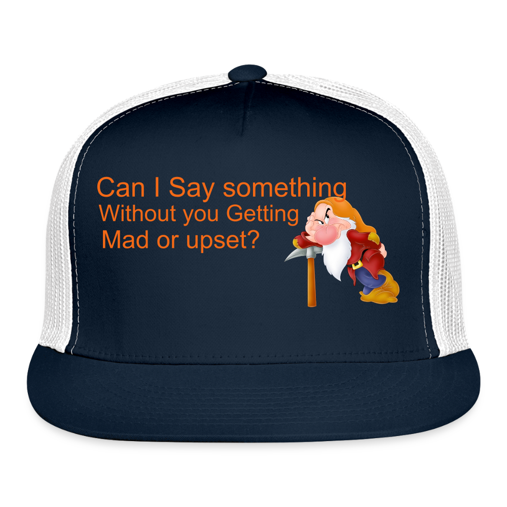 Trucker Hat - navy/white