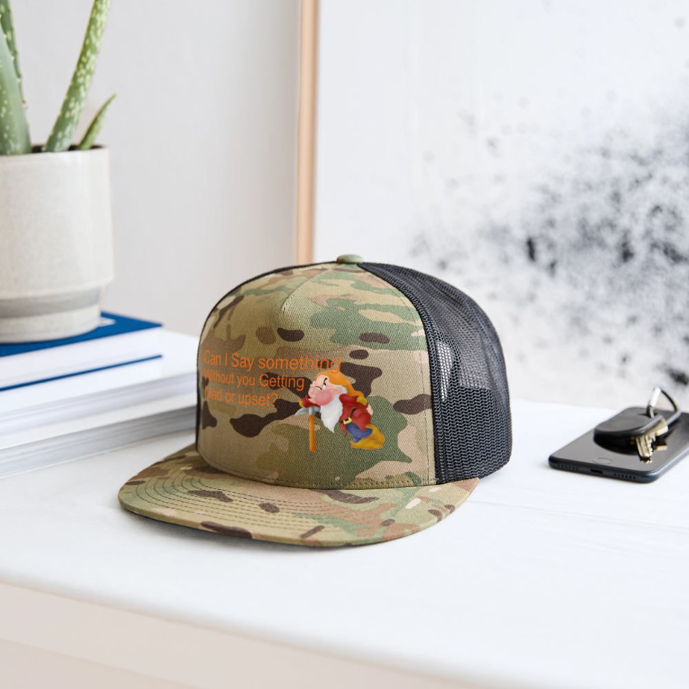 Trucker Hat - MultiCam\black