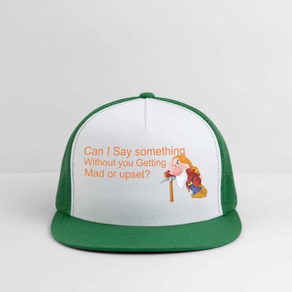 Trucker Hat - white/kelly green